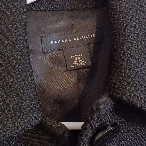 Banana Republic Textured Crop Suit Jacket 4P - Picture 3 of 4